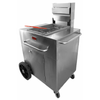 Omcan 47354 Outdoor Portable Propane Fryer With Wheels For Easy Mobility And High-Volume Cooking