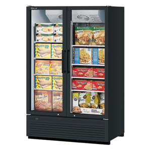 Turbo Air TGF-47SDH-N 51.13"W Glass Door Freezer Merchandiser