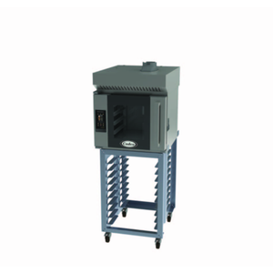 Bakerlux BLS-4HTR-1H Electric Convection Oven with Stand & Hood