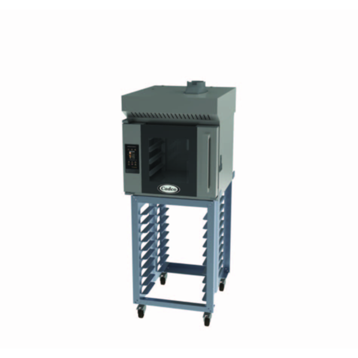 Bakerlux BLS-4HTR-1H Electric Convection Oven with Stand & Hood
