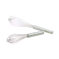 Adcraft PWE-14 Piano Whip Whisk 14" Stainless Steel Flexible