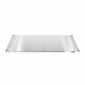 Omcan 44245 Sous-étagère pour accessoires de 30 » x 72 » Poly table plateau en acier inoxydable pour table de travail commerciale