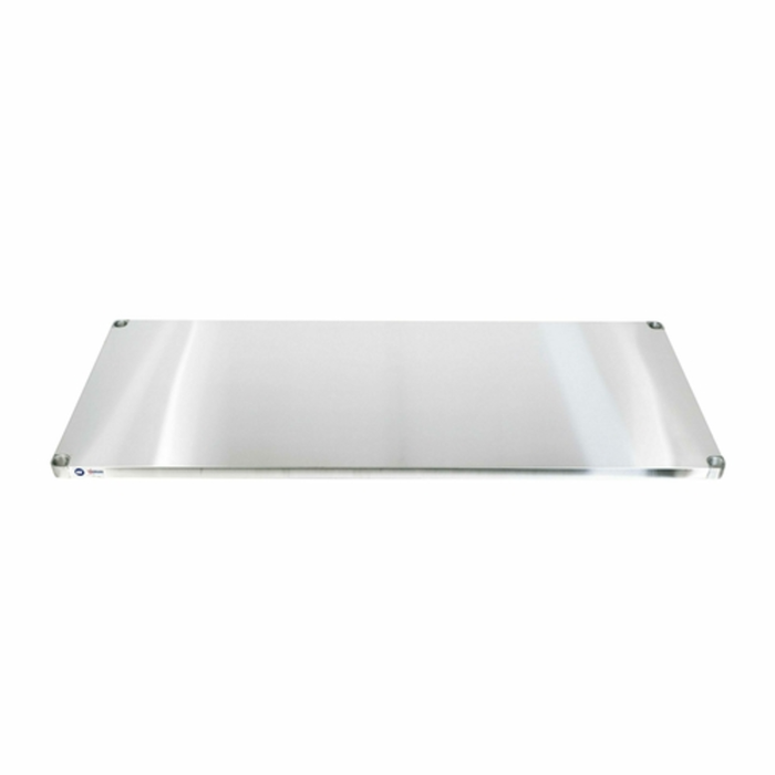 Omcan 44245 Sous-étagère pour accessoires de 30 » x 72 » Poly table plateau en acier inoxydable pour table de travail commerciale