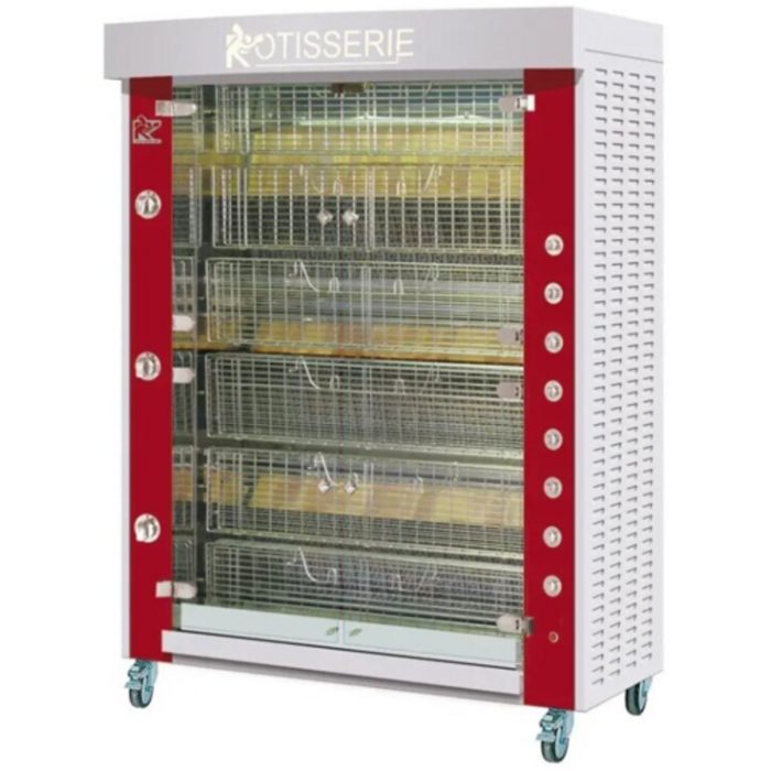 Rotisol 1375.6MAI Gas Millenium Spatchking Rotisserie Oven 24/30 Chicken Capacity