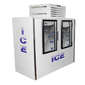 Fogel ICB-2-GL 76" Wide 60 cu. ft. Ice Merchandiser