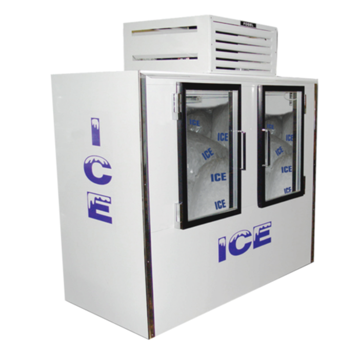 Fogel ICB-2-GL Distributeur de glace de 1700 L (60 pi³) de 193 cm (76 po) de large
