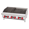 American Range ARSRB-48 48 Inch Countertop Gas Charbroiler Featuring Dual Cooking Zones And High-Performance Burners