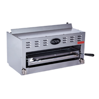 Royal RDSB-36 Delux Series 36" Gas Countertop Salamander Broiler