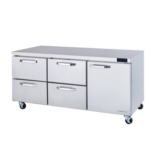Blue Air BLUR72-D4LM-HC 72-3/8 Inch Undercounter Refrigerator