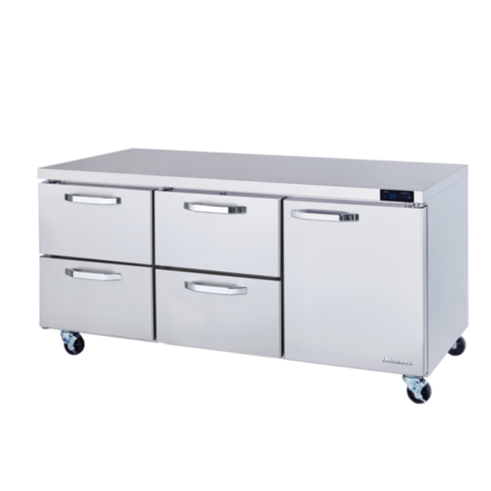 Blue Air BLUR72-D4LM-HC 72-3/8 Inch Undercounter Refrigerator