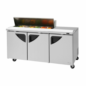 Turbo Air TST-72SD-12S-N 72-5/8"W Refrigerated Sandwich Salad Prep Table