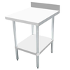 Stainless Steel Equipment Filler Table With Two Shelves For Kitchen Tools And Supplies