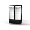 Omcan 50124 54 Inch Two Door Glass Merchandiser Refrigerator Designed For High-Visibility Merchandising