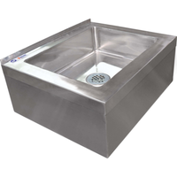 OMCAN 24412 Mop Sink 20" x 16" Stainless Steel Floor Mount