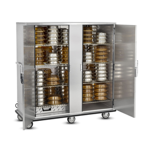 FWE P-200-2-XL 200 Plate Capacity Heated Banquet Transport Cabinet