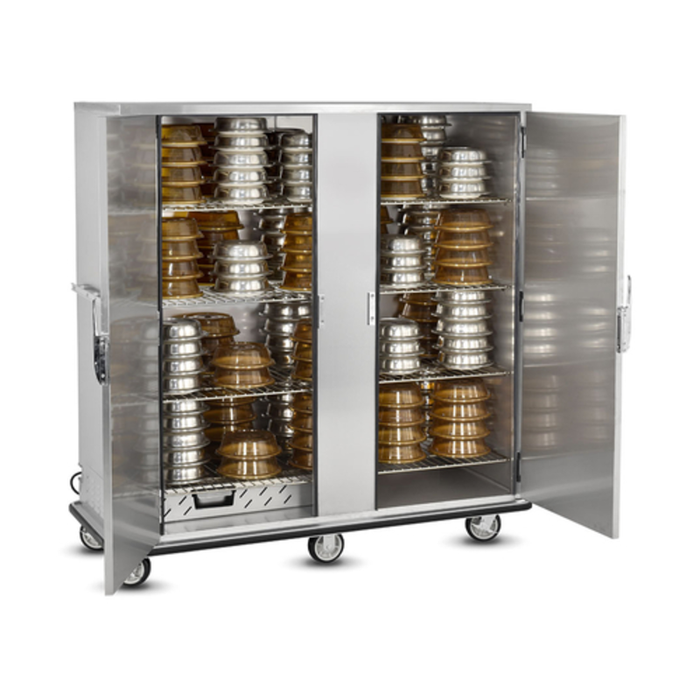 FWE P-200-2-XL 200 Plate Capacity Heated Banquet Transport Cabinet