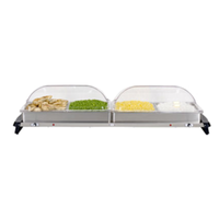 Cadco WTBS-4RT 41-1/4" x 14" Jumbo Buffet Server Warmer