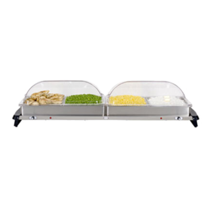 Cadco WTBS-4RT 41-1/4" x 14" Jumbo Buffet Server Warmer