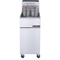 BLUELAA BLF3-LPG Floor Model Gas Fryer 40 lbs Capacity