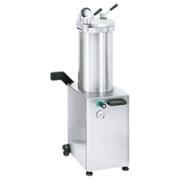 TRENTO 45920 48 lb. Machine à bourrage à saucisses à pistons hydrauliques en acier inoxydable en acier inoxydable