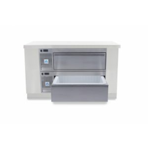 Adande VCS2 43.3"W Double Drawer Refrigerated / Freezer Cassette Base
