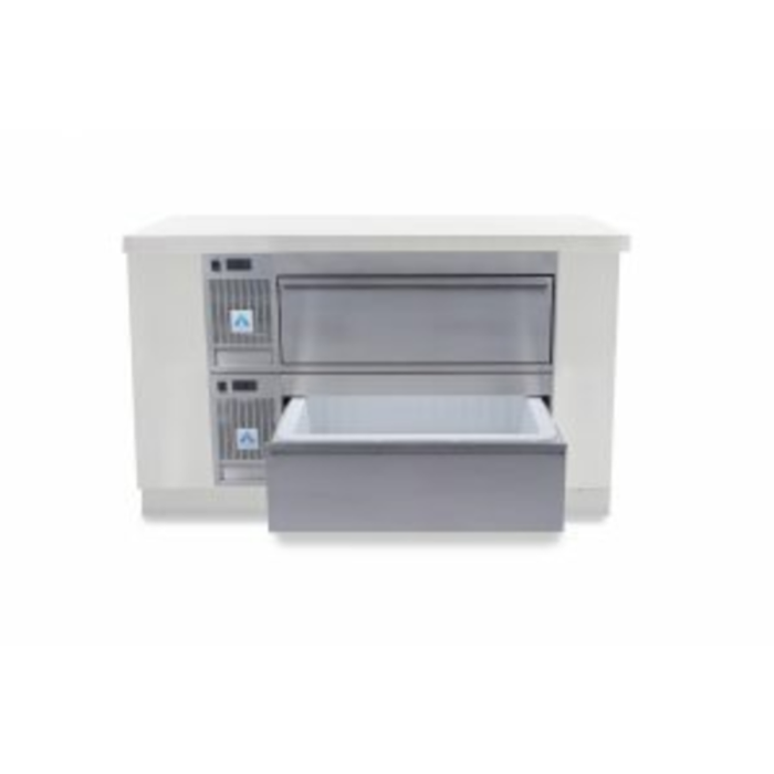 Adande VCS2 43.3"W Double Drawer Refrigerated / Freezer Cassette Base