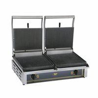 Equipex DIABLO 31.5-Inch Double Electric Panini Press Grill