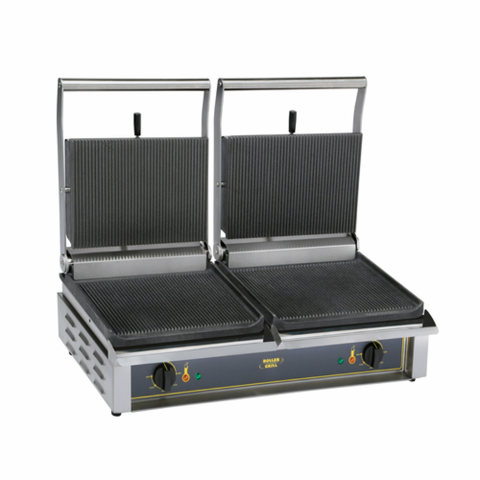 Equipex DIABLO 31.5-Inch Double Electric Panini Press Grill