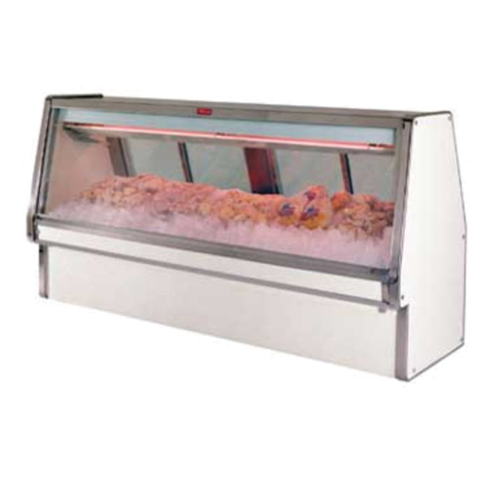 Howard McCray SC-CFS34E-6-LED Vitrine réfrigérée autonome pour fruits de mer/volaille de 194,3 cm de large