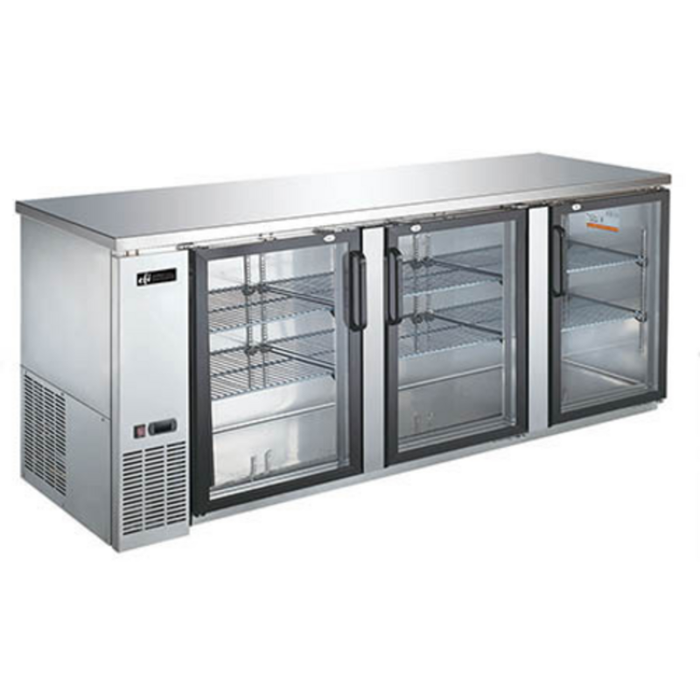 Réfrigérateur de bar arrière EFI Sales CBBSGD3-90CC 90-3/8"L 32 pi³