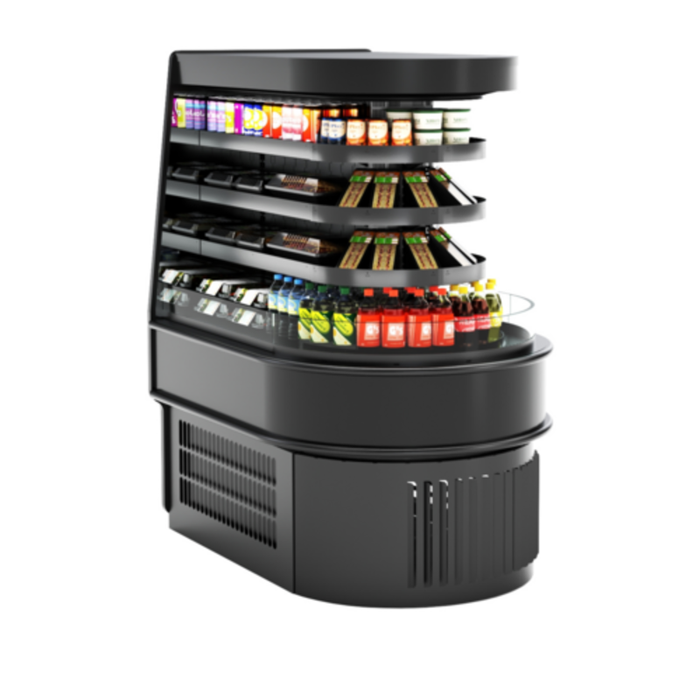 Structural Concepts FSE460R 50-3/4"W Oasis Refrigerated Self-Serve End Cap Case