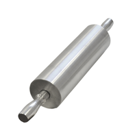 Rouleau à pâtisserie en acier inoxydable Omcan 27677 avec corps de 45,7 cm