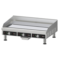 Omcan 48597 36" Electric Countertop Chrome Plated Heavy Duty Griddle