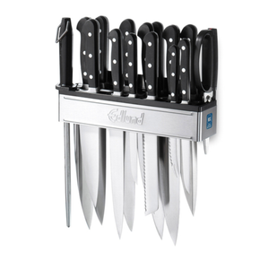 Edlund KR-698 Stainless Steel Knife Rack Holds 10 Knives