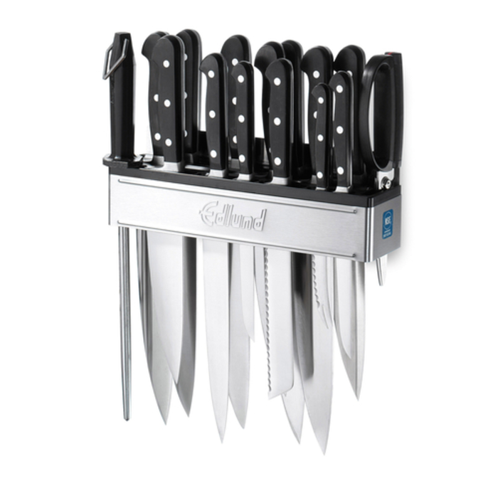 Edlund KR-698 Stainless Steel Knife Rack Holds 10 Knives