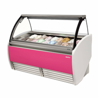 Infrico IDC-VAR18H 67-3/8"W Gelato Dipping Display Case 18 Pans