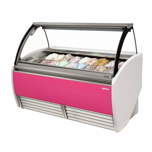 Infrico IDC-VAR18H 67-3/8"W Gelato Dipping Display Case 18 Pans