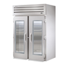 True STR2RRI-2G 68" Two-Section Glass Door Roll-In Refrigerator With Two Glass Doors For Easy Access