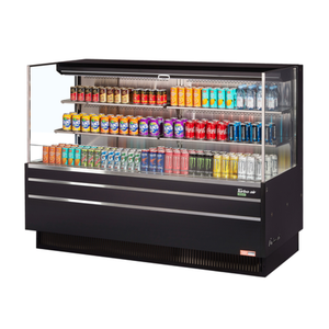 Turbo Air TOM-72L-UF-W(B)-3S-N 70-3/4"W 23.4 Cu. Ft. Merchandiser