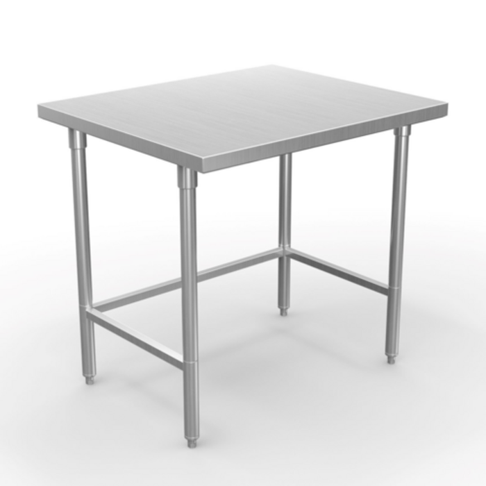 Winholt DTR-3060-HKD 60" x 30" Hybrid Stainless Steel Work Table