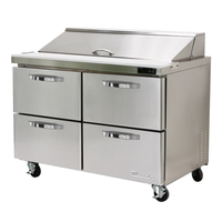 Bluenix BLPT48-D4-HC 48" Refrigerated Sandwich Prep Table