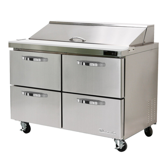 Bluenix BLPT48-D4-HC 48" Refrigerated Sandwich Prep Table