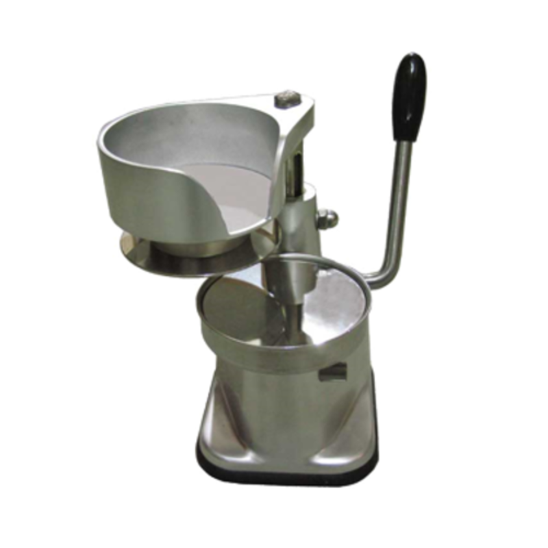 Trento 11428 Manual Hamburger Press with 10 oz Capacity commercial patty maker manual lever press stainless