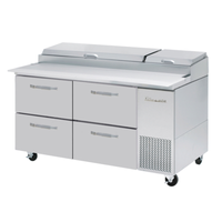 Bluenix BAPP67-D4-HC 67-Inch Refrigerated Pizza Prep Table