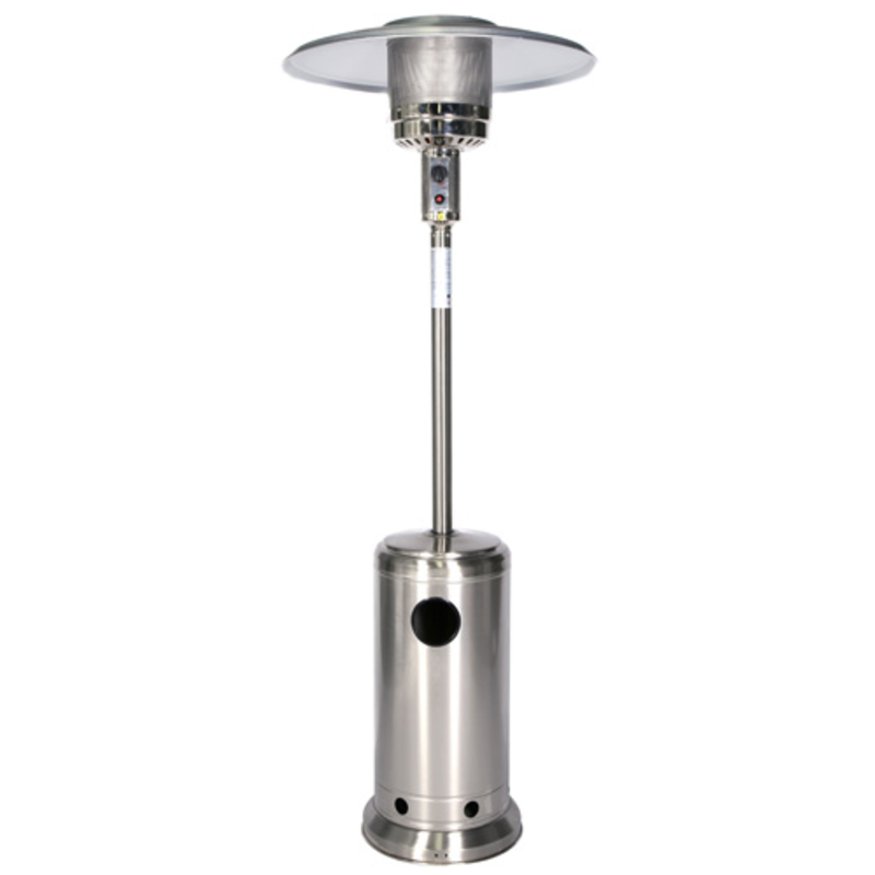 Stainless Steel Outdoor Patio Heater With Adjustable Flame For Outdoor Comfort And Style