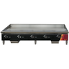 Versa-Heat HGM60-N 60" Natural Gas Countertop Griddle With Five Control Knobs And Polished Griddle Plate