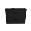 OMCAN 13075 Two-Drawer Lateral Filing Cabinet for Office Organization charcoal black legal-size file storage cabinet