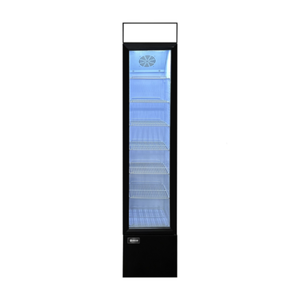 OMCAN 48275 14" 3.7 cu. ft. Slim Glass-Door Refrigerator Merchandiser