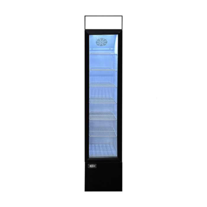 Réfrigérateur-présentoir compact en verre de 14 po (3,7 pi³) OMCAN 48275
