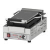 Omcan 48587 Single Slim Panini Grill With 14.7-Inch Ribbed Plates Perfect For Commercial Panini Grill Use.